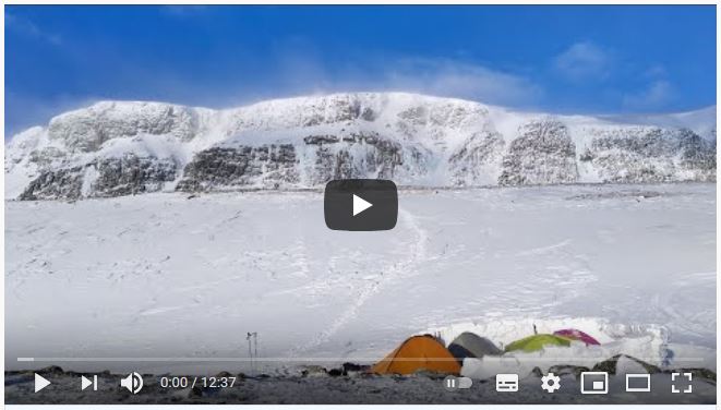 Vídeo sobre les 17 cascades obertes a l'expedició Lapònia 2021